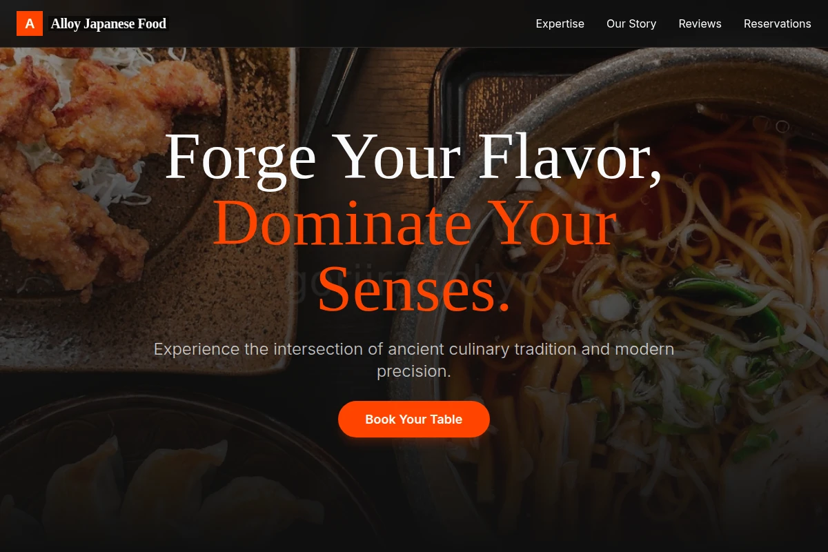 Alloy Japanese Food